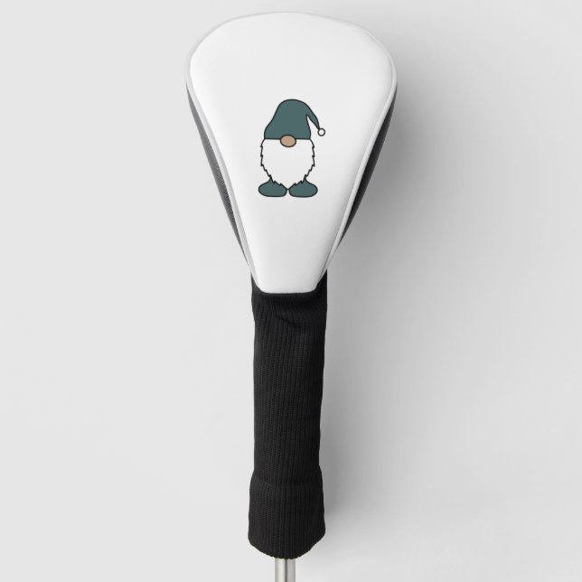 Couvre-club De Golf Gris vert foncé gris Turquoise (Devant)