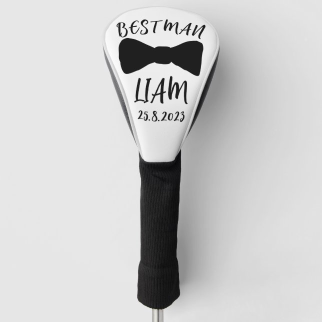Couvre-club De Golf Groom Best Man Wedding Party Cadeau (Devant)