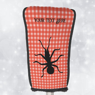 Couvre-club De Golf Grosse fourmi noire Déplaisante sur nappe Plaid pi