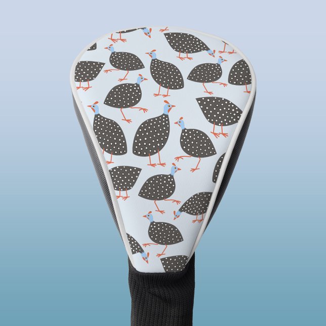 Couvre-club De Golf Guinée Fowl Fun Bird (Guineafowl bird pattern golf head cover)