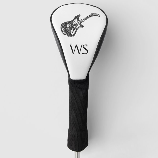 Couvre-club De Golf Guitare électrique Monogram Golf Head Cover (Devant)
