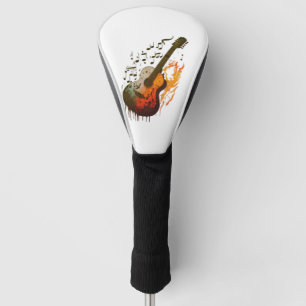 Couvre-club De Golf guitare iconique