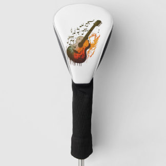 Couvre-club De Golf guitare iconique