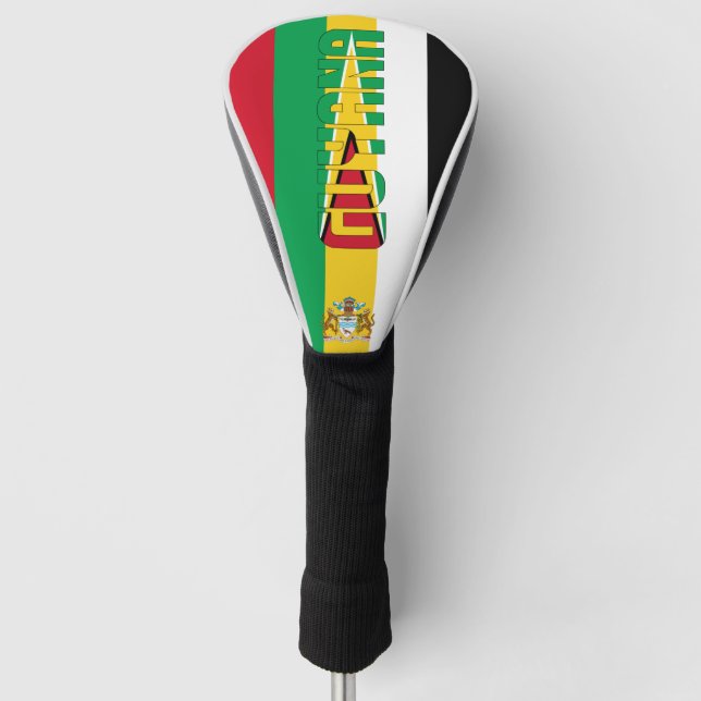 Couvre-club De Golf Guyana Drapeau magnifique patriotique (Devant)