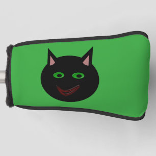 Couvre-club De Golf Halloween Chat Noir Couvercle de golf