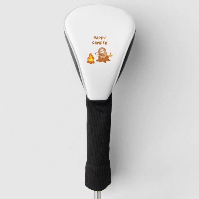 Couvre-club De Golf Happy Camper Bonfire Sloth (Devant)