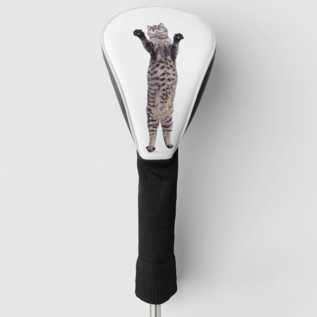 Couvre-club De Golf Happy Cat (Devant)