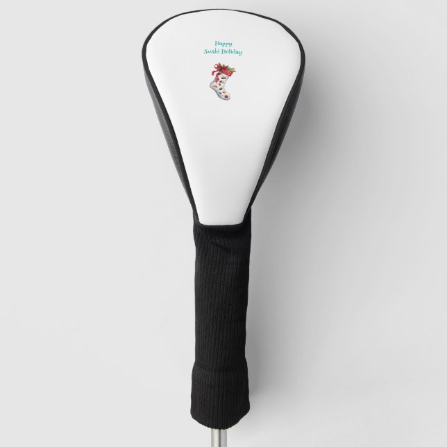 Couvre-club De Golf Happy Sushi Holiday Golf Head Cover (Devant)