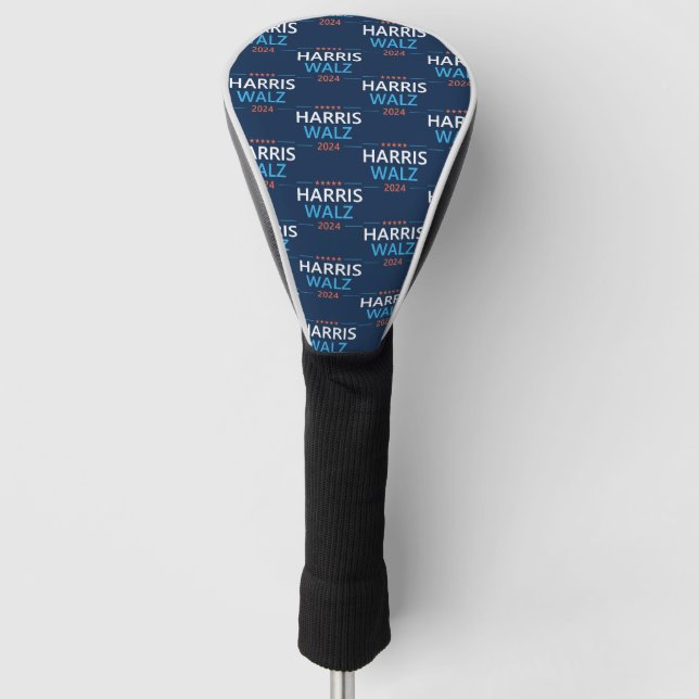 Couvre-club De Golf Harris Walz 2024 pour le président (Devant)