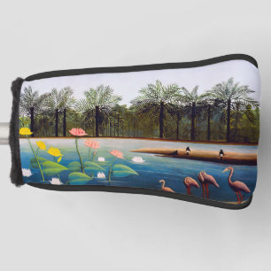 Couvre-club De Golf Henri Rousseau - Les Flamants roses