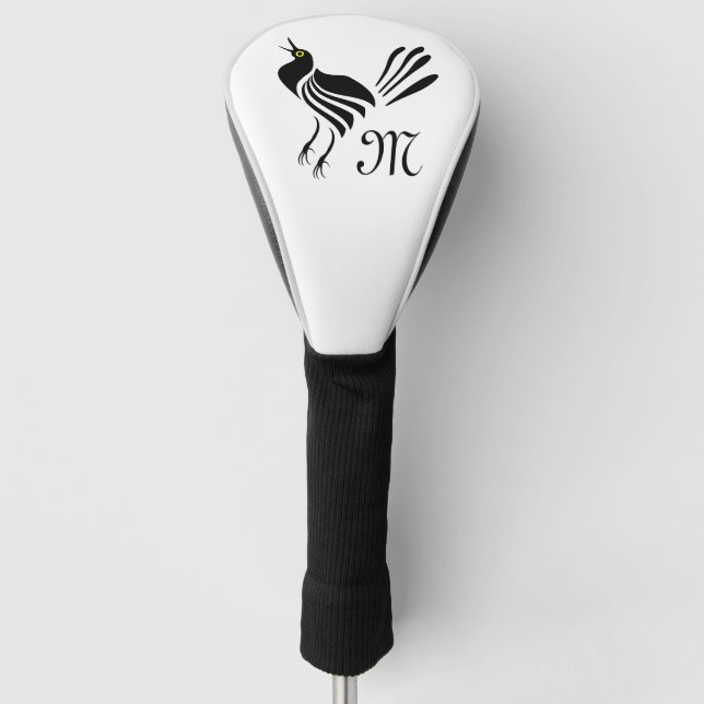 Couvre-club De Golf Homme Gracker Oiseau noir (Devant)