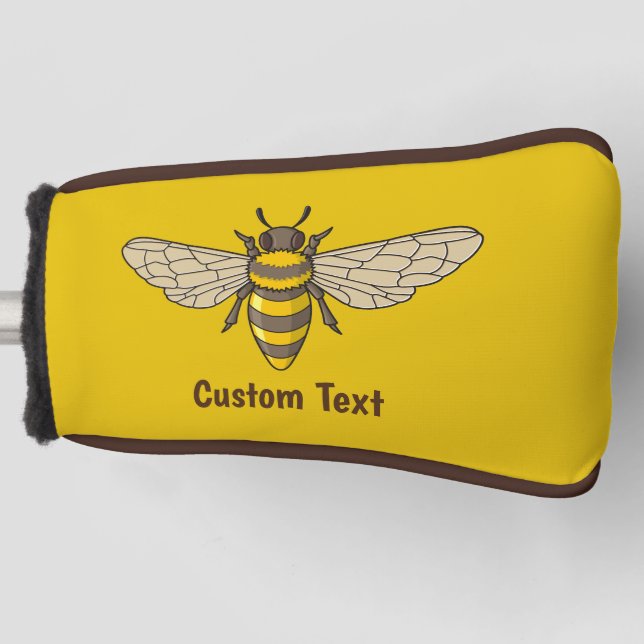 Couvre-club De Golf Honeybee Golf Head Cover (Devant)