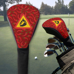 Couvre-club De Golf Hot pepper danger