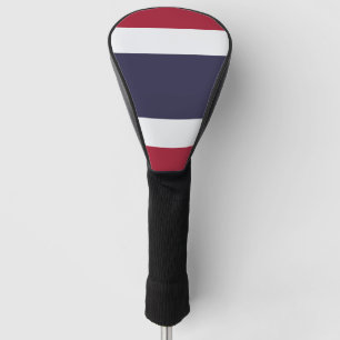 Couvre-club De Golf Housse de driver de golf avec le drapeau de la Tha