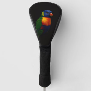 Couvre-club De Golf Housse de driver de golf Black 4 Luxe, perroquet L