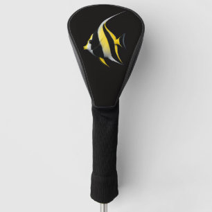 Couvre-club De Golf Housse de driver de golf Black 4 Luxe, poisson ido