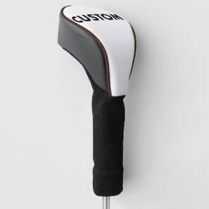 Couvre-club De Golf Housse de driver de golf personnalisée avec tuyaut