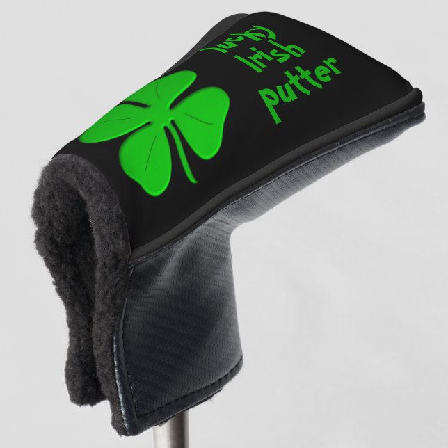 Couvre-club De Golf #Housse de putter de golf irlandais par dalDesignN (Devant 3/4)