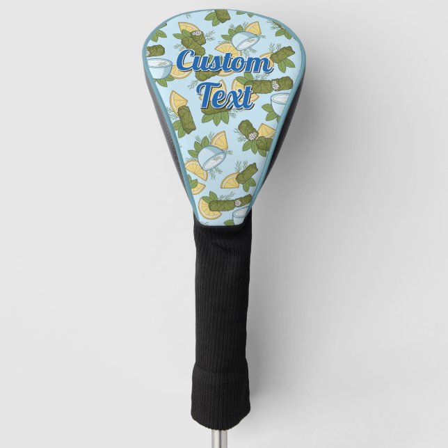 Couvre-club De Golf Housse de tête de golf Dolmadakia Motif (Devant)