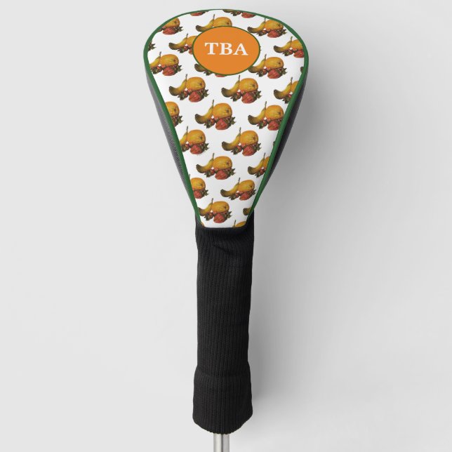 Couvre-club De Golf Housse de tête de golf Fruit (Devant)