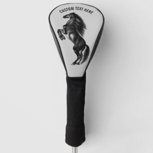 Couvre-club De Golf Housse de tête de golf personnalisée avec texte et