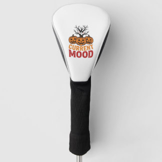 Couvre-club De Golf Humeur actuelle Halloween Citrouille Conception de