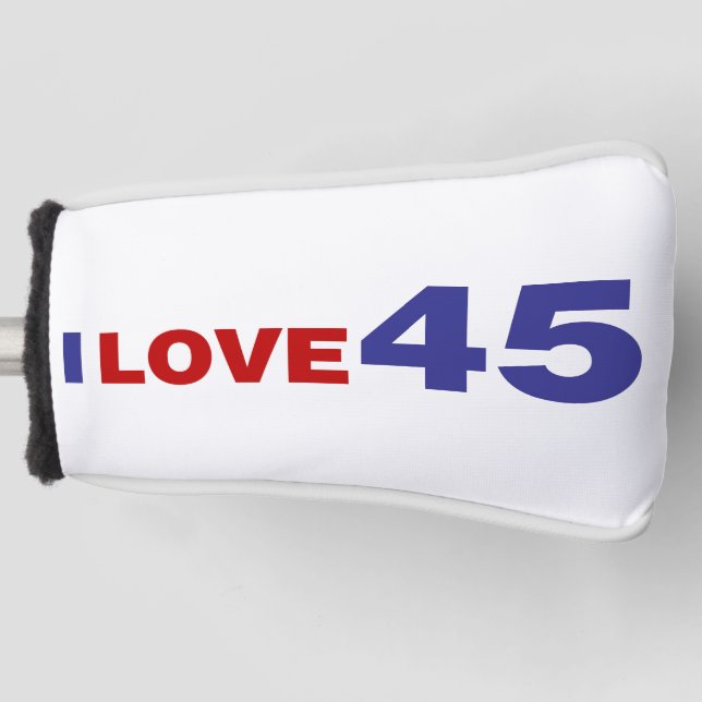 Couvre-club De Golf I Love 45 (Devant)