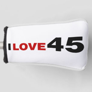 Couvre-club De Golf I Love 45 Golf Head Cover