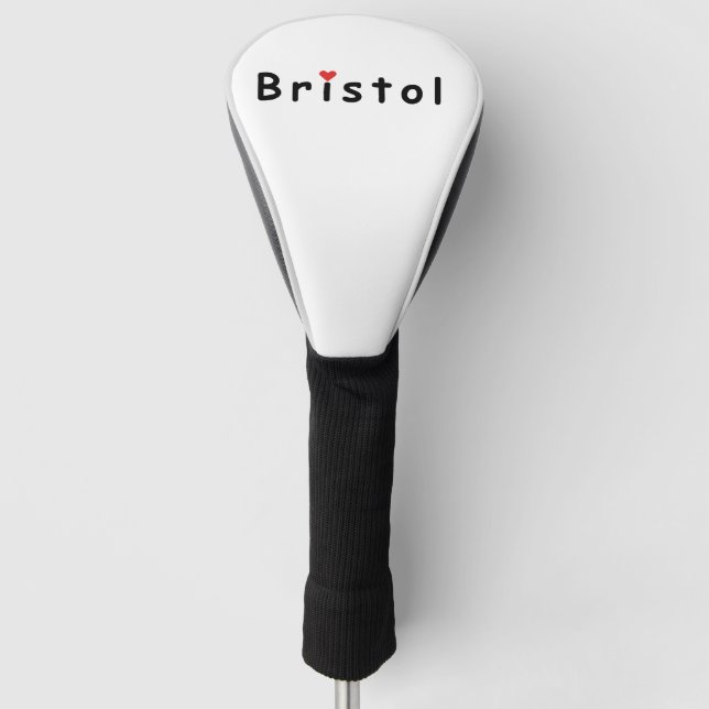 Couvre-club De Golf I love Bristol (Devant)