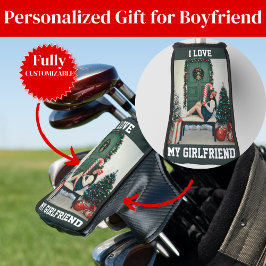 Couvre-club De Golf I Love My Girlfriend Photo Golf Head Cover