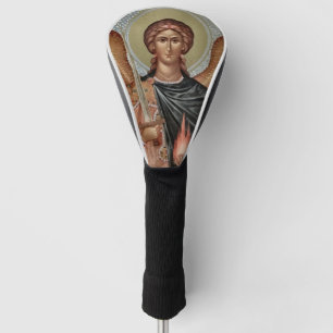 Couvre-club De Golf Icône chrétienne orthodoxe de St. Uriel l'Archange