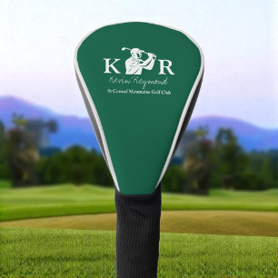 Couvre-club De Golf Icône de golfeur vert