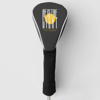 Couvre-club De Golf Il Est Le Chrétien Clair Noir