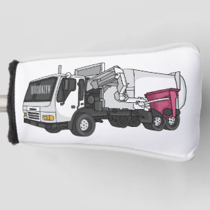 Couvre-club De Golf Illustration de camion à ordures
