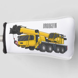 Couvre-club De Golf Illustration de camion de grue