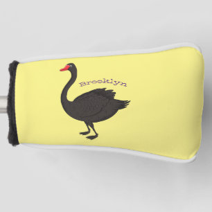 Couvre-club De Golf Illustration de cygne noir