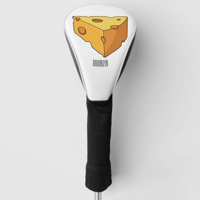 Couvre-club De Golf Illustration de fromage (Devant)