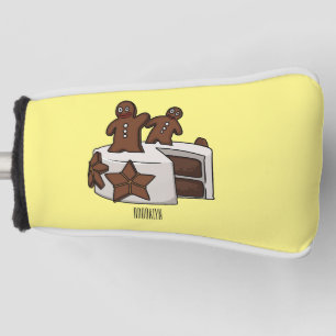 Couvre-club De Golf Illustration de gâteau de pain d'épices
