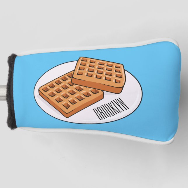 Couvre-club De Golf Illustration de gaufre (Devant)