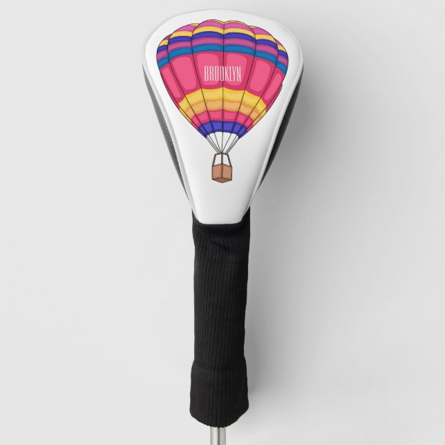 Couvre-club De Golf Illustration de la montgolfière (Devant)