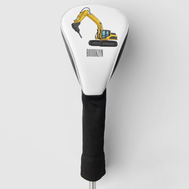 Couvre-club De Golf Illustration de la pelle de rupture (Devant)
