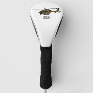 Couvre-club De Golf Illustration de l'hélicoptère de l'armée