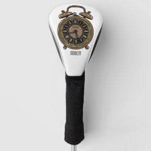 Couvre-club De Golf Illustration de l'horloge d'alarme