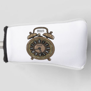 Couvre-club De Golf Illustration de l'horloge d'alarme