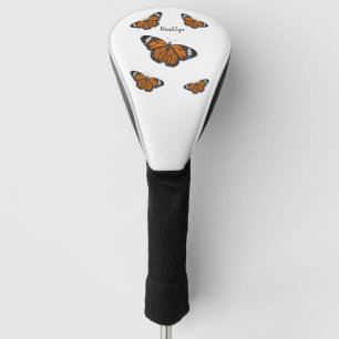 Couvre-club De Golf Illustration de papillon monarque