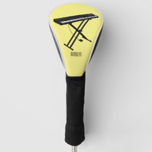 Couvre-club De Golf Illustration de piano clavier