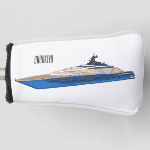 Couvre-club De Golf Illustration de yacht