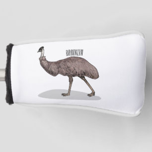 Couvre-club De Golf Illustration d'Emu bird
