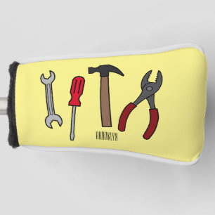 Couvre-club De Golf Illustration des outils de menuiserie