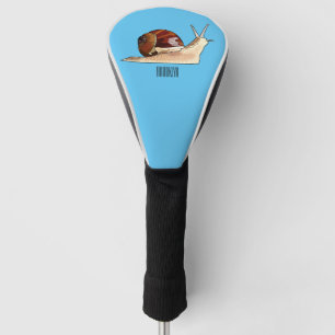 Couvre-club De Golf Illustration d'escargot